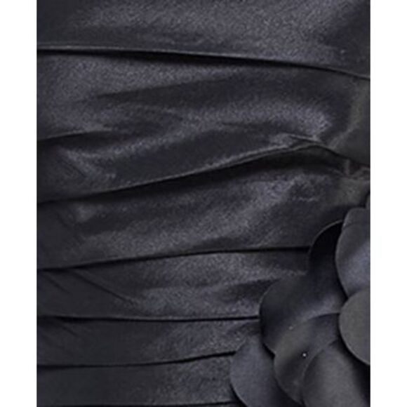 CITY STUDIO Womens Black Rosette Waist Hem Sleeveless Dress Juniors 5\6 - Picture 4 of 4